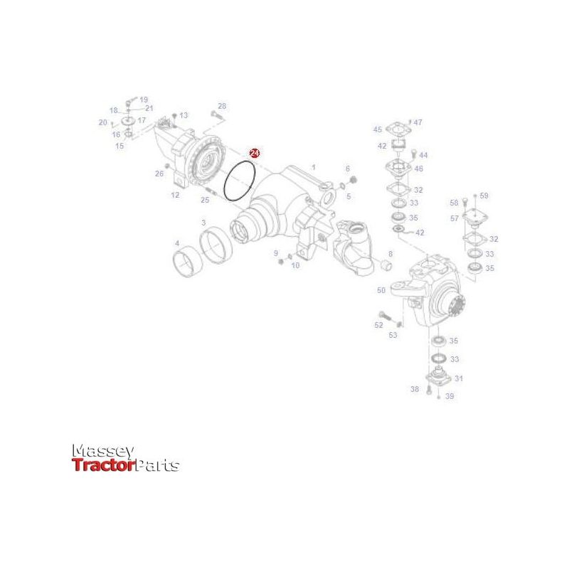 Fendt O Ring - X549032400000 | OEM | Fendt parts | Axles & Power Transmission-Fendt-4WD Parts,Axles & Power Train,Engine & Filters,Farming Parts,Front Axle & Steering,O Rings,O Rings & Accessories,Seals,Tractor Parts