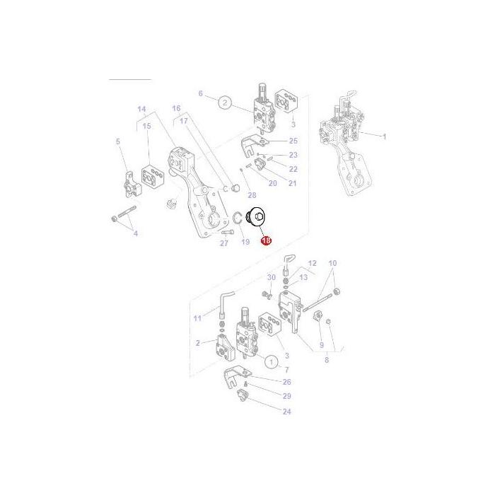 Oil Cap - 4301166M1 - Massey Tractor Parts
