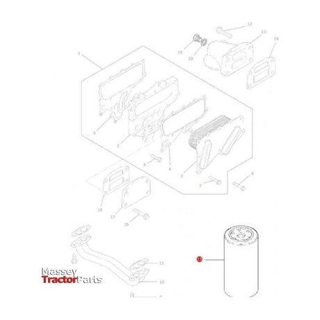 Massey Ferguson Oil Filter - 4226293M1 | OEM | Massey Ferguson parts | Engine Oil-Massey Ferguson-Engine & Filters,Engine Oil,Farming Parts,Filters,Tractor Parts