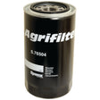 A black cylindrical oil filter labeled with "Sparex S.76504" and "Sparax Parts." This high-quality Sparex oil filter is ideal for Case IH machinery.