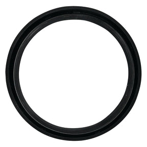 Close-up of an Oil Seal, 105 x 125 x 12mm, circular in shape with a smooth surface and consistent thickness throughout. This Sparex Part No.S.62302 seal is perfect for Allis Chalmers' wheel hub maintenance needs.