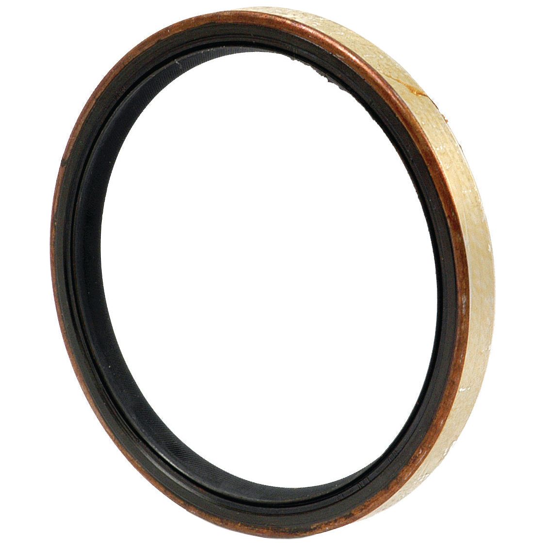 The Sparex Oil Seal, 110 x 130 x 13mm (Sparex Part No. S.62296), features a circular metal ring with a slightly raised edge and a black inner lining, making it an ideal seal for wheel hubs on Universal Tractors.