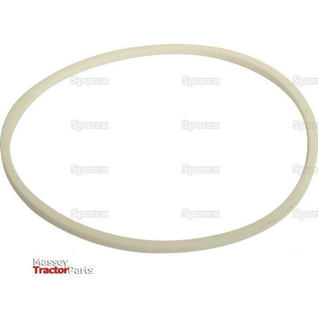 A white circular belt against a plain background, featuring the Massey Tractor Parts logo and the word "Sparex" repeated in light grey, showcases an Oil Seal suitable for Case IH / International Harvester. The oil seal is sized at 115mm x 123.5mm and is identified by Sparex Part No. S.57407.