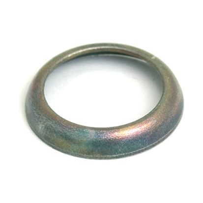 Close-up image of a Sparex Oil Seal, 18.5 x 25 x 4mm with a tapered edge, appearing slightly iridescent; Sparex Part No. S.312023.
