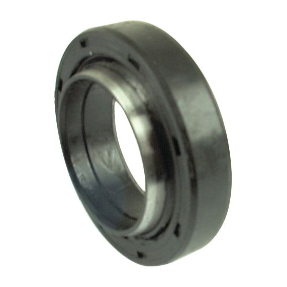 The Sparex Oil Seal (Part No. S.70671), measuring 35 x 58 x 17mm, is a black, circular rubber seal with a hollow center that is perfect for mechanical or automotive applications and is compatible with Kubota machinery.