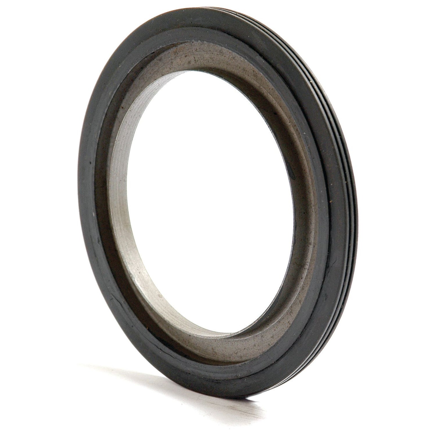 A close-up view of the Sparex Oil Seal (Sparex Part No. S.14037) measuring 57 x 84 x 7mm, featuring a rubber outer coating and commonly used in mechanical applications such as Case IH machinery.