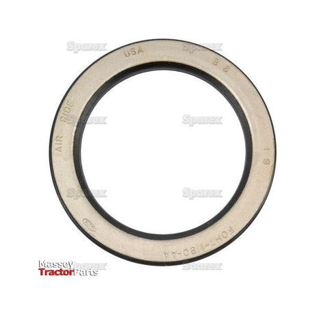 A circular metal and rubber oil seal featuring the inscription "USA AIR SUIDE" and faint watermarks in the background that read "Sparex." The bottom left corner displays the text "Massey Tractor Parts." This product, Oil Seal (88.75 x 123.29 x 23.65mm) with Sparex Part No.S.66791, is suitable for Ford / New Holland equipment.