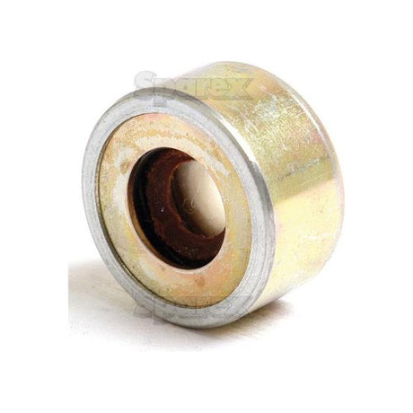 An Oil Seal - Governor Shaft (Sparex Part No. S.43641) from the brand Sparex, designed with a cylindrical shape including both an inner and outer ring, compatible with Massey Ferguson models.