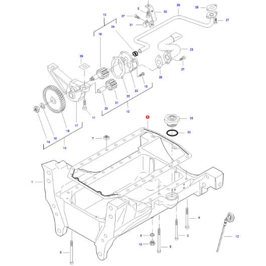 Massey Ferguson Oil Sump Gasket - V837084412 | OEM | Massey Ferguson parts | Gaskets-Massey Ferguson-Engine & Filters,Engine Parts,Farming Parts,Oil & Sump Components,Oil Sumps & Plugs,Tractor Parts