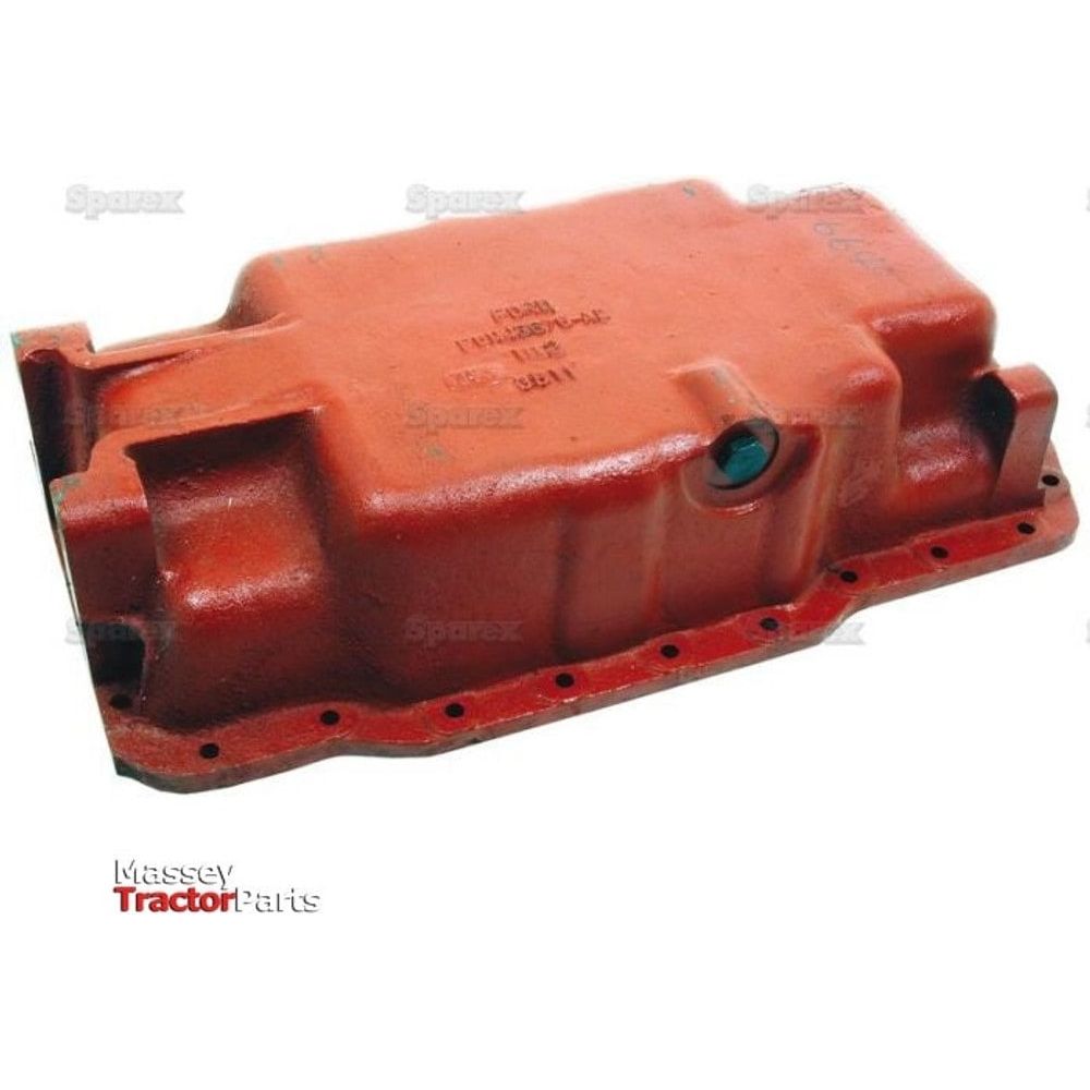 A Sparex Oil Sump (Part No. S.56957) for a Massey Ferguson tractor is displayed against a plain white background.