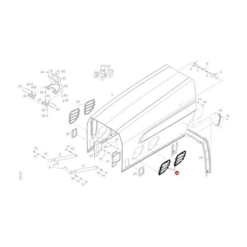Fendt Orifice Plate - 916501022390 | OEM | Fendt parts | Tractor Body-Fendt-