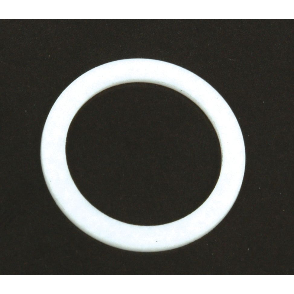 A white circular PTFE Back-up Ring BS211/4E.045TH (Sparex Part No.S.5749) by Sparex is displayed against a black background.