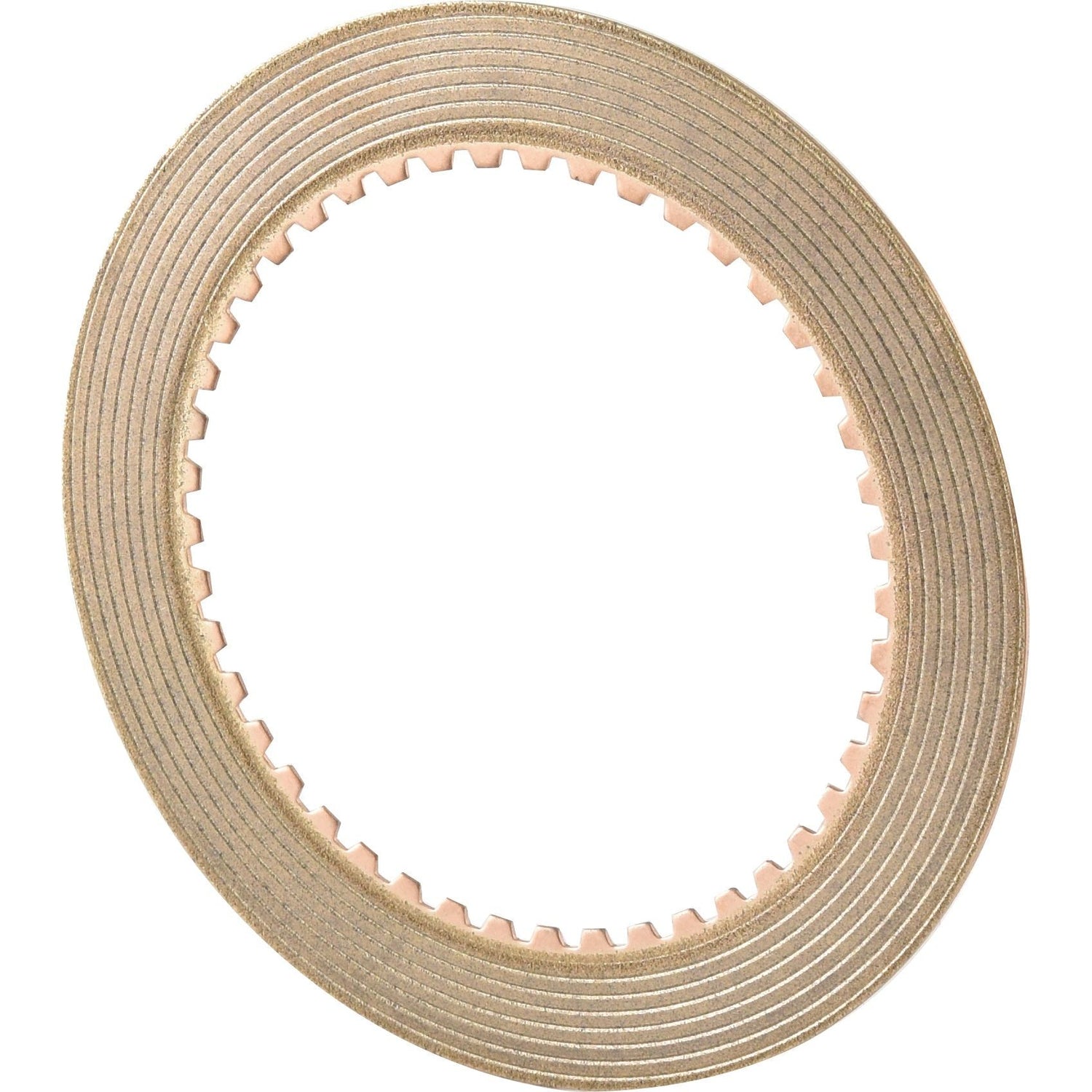 A circular gear with a ridged outer edge and evenly spaced teeth along the inner circle, similar to the precision parts in the Sparex PTO Clutch Plate (Part No. S.41381).