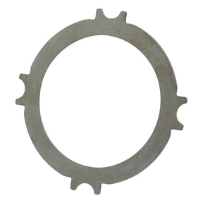 A metal circular plate with three protruding tabs spaced along the outer edge, resembling a Sparex PTO Clutch Plate (Part No. S.56974).