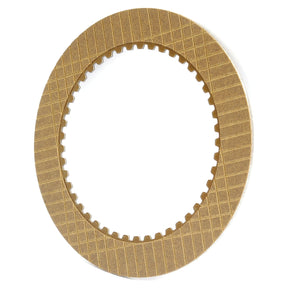 A Sparex PTO Clutch Plate (Part No. S.59684) featuring a grid-patterned surface and a gear-like inner edge, which is compatible with John Deere machinery.