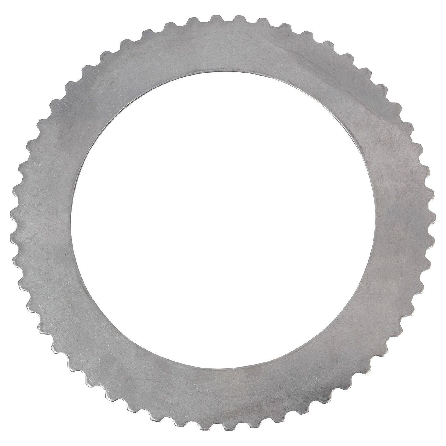 A metallic circular gear with evenly spaced teeth around its perimeter, often referred to as the Sparex PTO Clutch Plate (Part No. S.65361), is commonly used in agricultural machinery such as Ford/New Holland tractors.