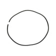 A PTO Clutch Spring (Sparex Part No.S.41435) from Sparex, appearing as a thin black circular rubber band with a small gap on one side, set against a white background, evoking the dependable nature of machinery such as Massey Ferguson.
