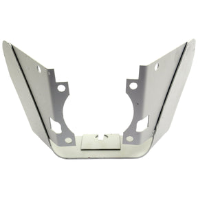A PTO Guard (Sparex Part No. S.43593) by Sparex, designed for mounting or securing purposes on a Massey Ferguson MF65 tractor, featuring angled sides and multiple holes.