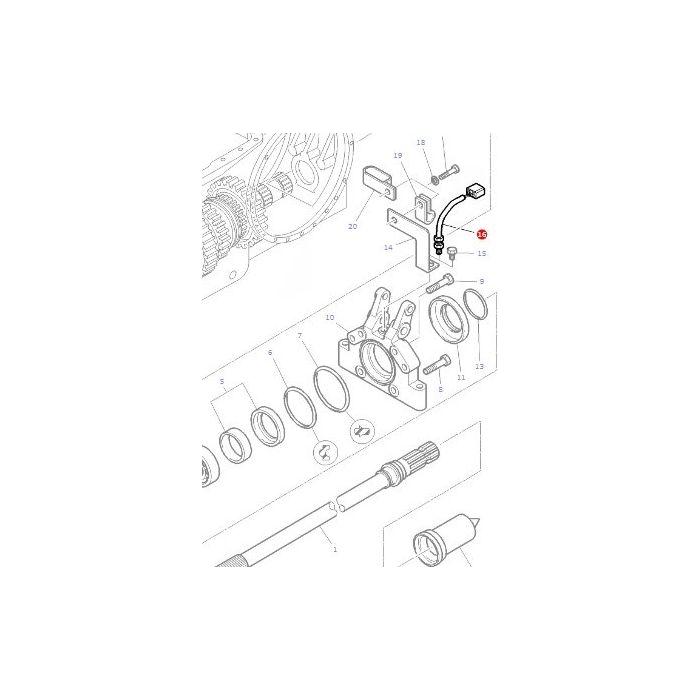 PTO Sensor - 3808071M93 - Massey Tractor Parts
