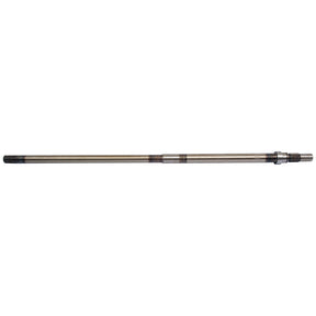The PTO Shaft - S.67130 by Sparex is a metal rod with threaded ends, a central section designed for attachment, and splines to enhance stability.