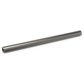 A long, thin piece of metal extrusion with a groove down its length, typically used in construction or mounting applications, is also known as a PTO Tube - Star Profile (S.24821) from the brand Sparex.

