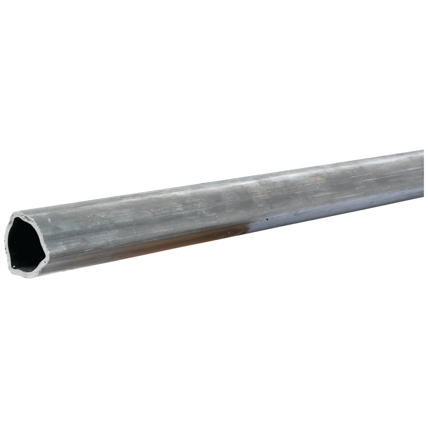 A close-up view of a Sparex PTO Tube with a triangular profile, measuring 1 meter in length (12505) - S.24812, on a white background.