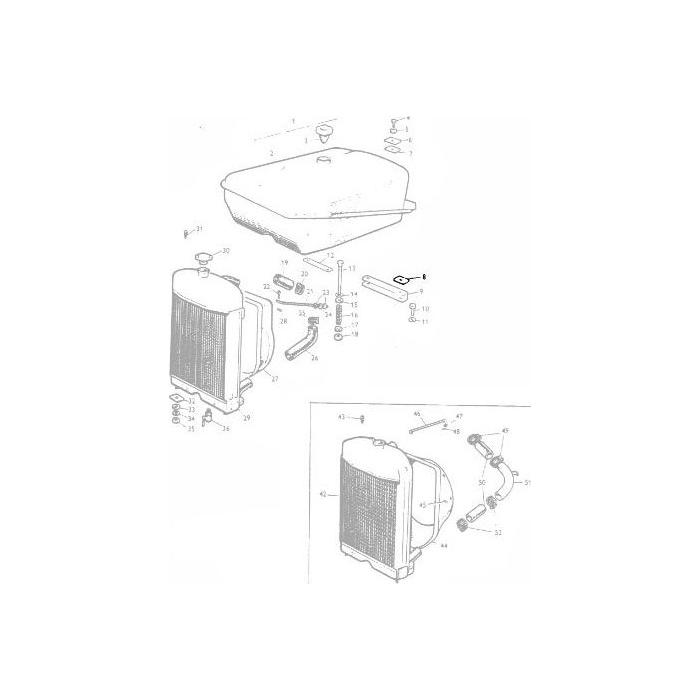Pad Tank Mount - 826785M1 - Massey Tractor Parts