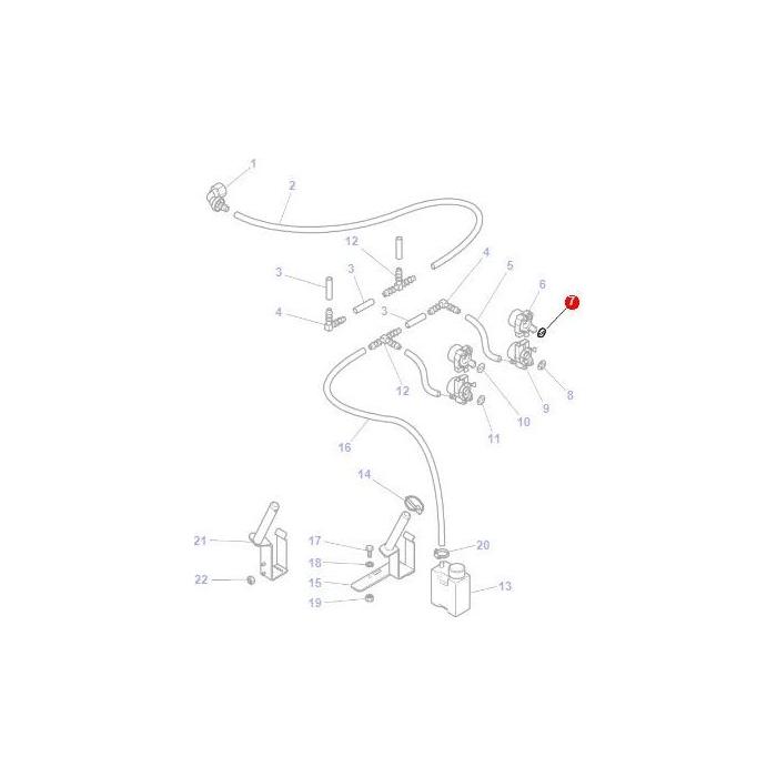 Padding Black - 4270221M1 - Massey Tractor Parts