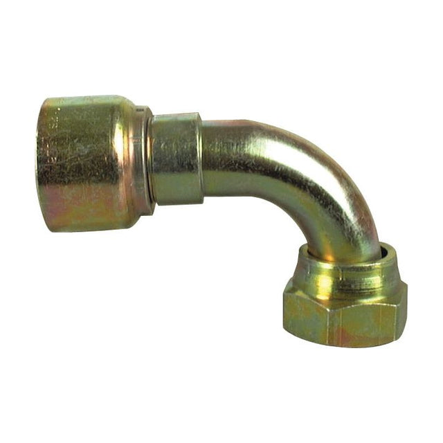 The Parker JIC 37° Hose Insert from Sparex, model S.3231710, is a 5/8'' x 1 1/16'' x 12'' female 90° swept swivel (short) fitting designed for connecting pipes or hoses in plumbing and hydraulic systems. This versatile component meets standard product specifications and is suitable for various applications.