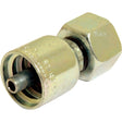 The product specification includes the Parker Metric Hose Insert 3/4'' x M36 x 2.00 Female Straight Swivel Heavy Series - S.3423612 by Sparex, which features a brass compression fitting with a threaded hexagonal nut and a cylindrical inner component.