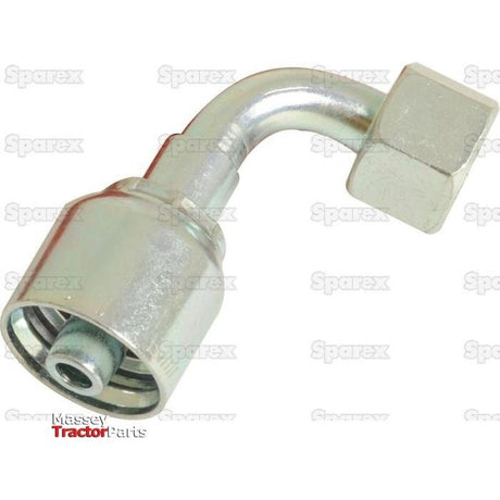 Parker Metric  Hose Insert 3/8'' x M18 x 1.50  Female 90Â° Swept Swivel Heavy Series - S.3431806 - Farming Parts