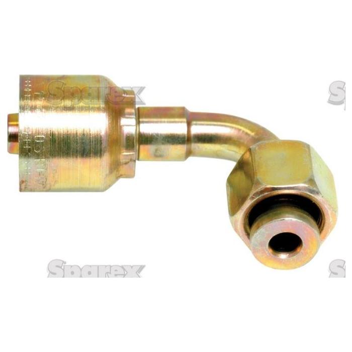 Parker ORFS Hose Insert 1/2'' x 1 3/16'' x 16'' Female 90Â° Swept Swivel (Long) - S.3821308 - Farming Parts