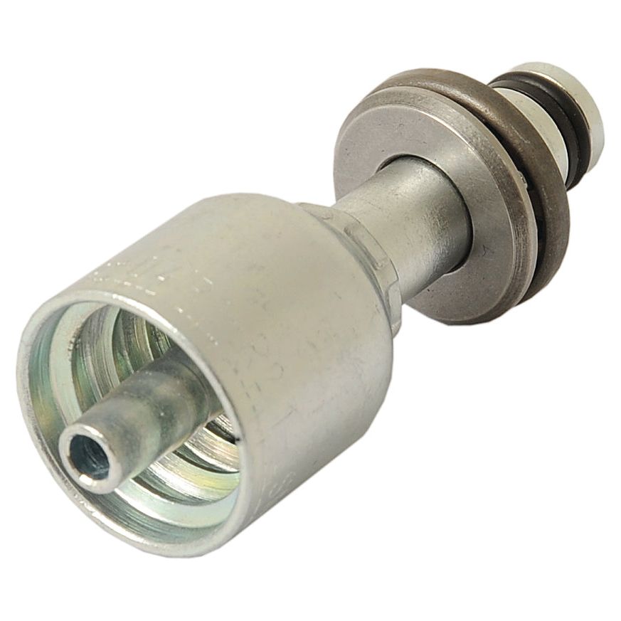 A metal automotive part with cylindrical components and a threaded interior, likely a Parker Metric Pistol 5/16'' x - S.3781105 connector from the Sparex brand.