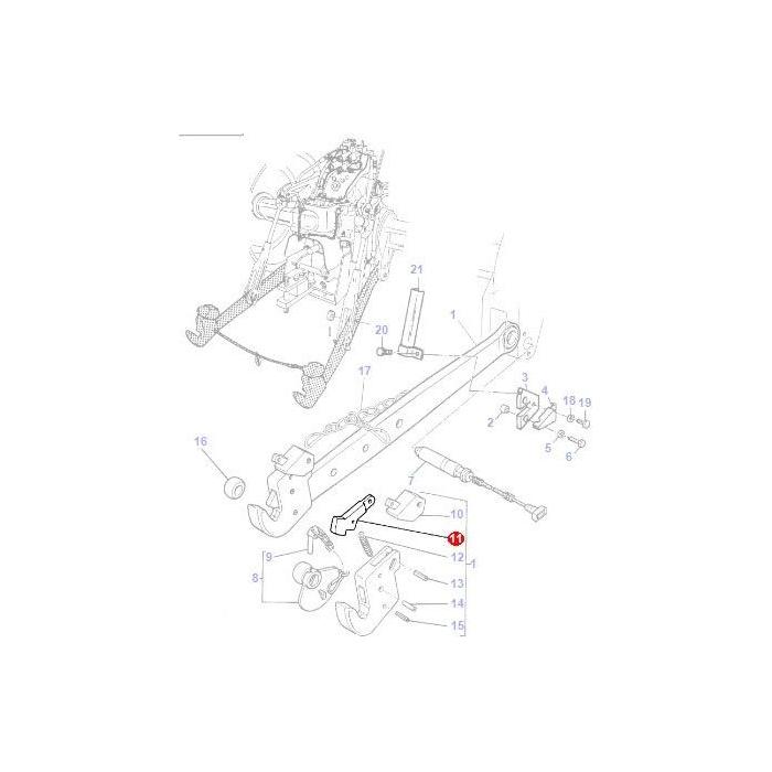 Pawl - 3194583M1 - Massey Tractor Parts