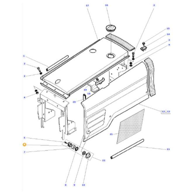Massey Ferguson Pawl - 3808232M2 | OEM | Tractor Panels-Massey Ferguson-Cabin & Body Panels,Farming Parts,Tractor Parts