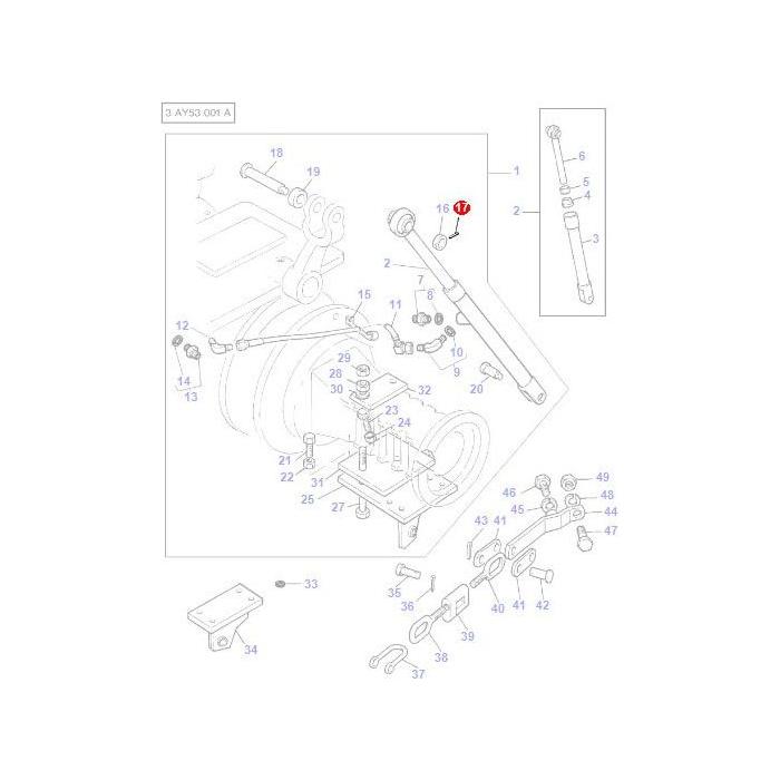 Pin - 377028X1 - Massey Tractor Parts