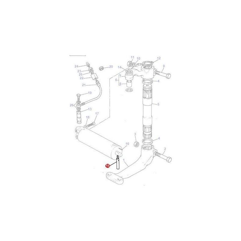 Massey Ferguson Pin - 898366M2 | OEM | Massey Ferguson parts | Axles & Power Transmission-Massey Ferguson-2WD Parts,Axle Chassis & Components,Axle Pins,Axles & Power Train,Farming Parts,Front Axle & Steering,Tractor Parts