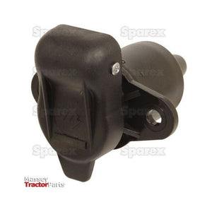 3 Pin Auxiliary Socket With 2 bolt Fixing Female Pin (Plastic)
 - S.56375 - Farming Parts
