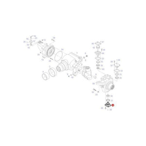 Fendt Pin - F718301020730 | OEM | Fendt parts | Axles & Power Transmission-Fendt-4WD Parts,Axle Hubs & Components,Axles & Power Train,Farming Parts,Front Axle & Steering,King Pins,Tractor Parts