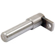 The Sparex Pin (Sparex Part No. S.65097) is a metal cylindrical rod with a flat tab and a hole on one end, designed to fit seamlessly into your Fiat's steering cylinder.