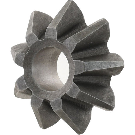 The Pinion Gear from Sparex, Part No. S.66267, is a metal bevel gear with straight teeth, commonly used in mechanical and automotive applications, particularly within Ford New Holland differentials.