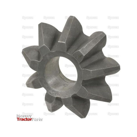 A metal pinion gear, designated as Sparex Part No. S.66267, features multiple teeth and a central hole, positioned against a white background. The words "Massey Tractor Parts" are visible along with a faint pattern displaying the repeated text "Sparex".