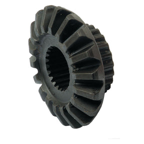 Close-up of the Pinion Gear Kit (Sparex Part No. S.7728) by Sparex, featuring a black, helical gear pinion with a central hole and detailed teeth around the edge, designed for mechanical use in Ford New Holland equipment.