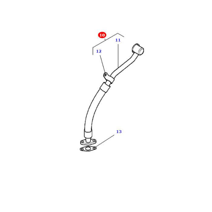 Pipe - 4224778M1 - Massey Tractor Parts