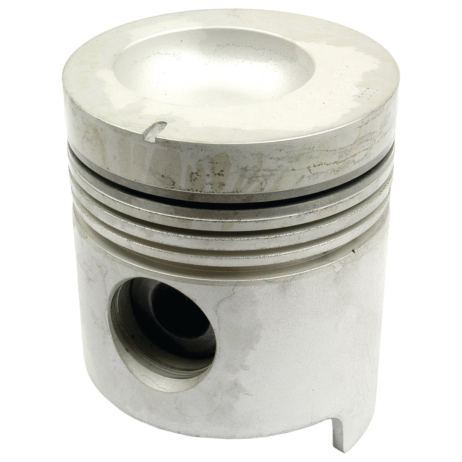 Image of the Sparex Piston (0.030'') - S.61305 showcasing machined grooves, a hollow interior for connecting to a rod, and a precise bore diameter.