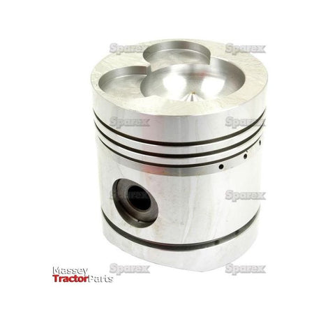 A silver piston with grooves and an open hole on the side, labeled Sparex, is specifically identified as the Piston (0.040'') - S.57515 and features a precise bore Ø suitable for a Massey tractor engine.
