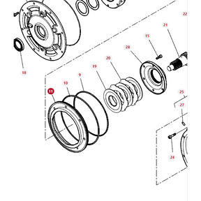 Massey Ferguson - Piston - 4370277M2 - Farming Parts