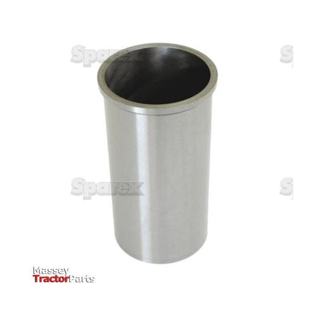 A polished, cylindrical metal sleeve with a hollow interior. The background showcases subtle text that reads "Sparex" and "Massey Ferguson Tractor Parts," hinting that it is the high-quality Piston Liner (Finished), identified by Sparex Part No.S.42626, suitable for various applications.