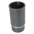 A **Sparex Piston Liner (Finished)** | Sparex Part No.S.62036, is a black cylindrical plastic pipe connector with a smooth surface and a slightly wider middle section, reminiscent of a Fiat engine's wet sleeve liner.