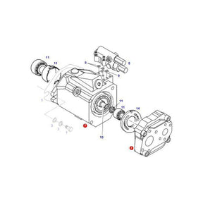 Piston Pump - G412940010012 - Massey Tractor Parts